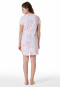 Sleepshirt kurzarm Organic Cotton Batik zartrosa  - Nightwear