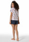 Schlafanzug kurz Organic Cotton Palmen zartrosa - Nightwear