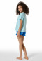 Schlafanzug kurz Organic Cotton Schildkröte hellgrün - Nightwear