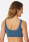Bustier naadloos uitneembare pads atlantisch blauw - Classic Seamless