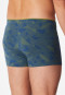 Short modalvezel patroon grasgroen - Long Life Soft