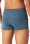Shorts Modal gemustert atlantikblau - Long Life Soft