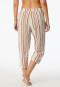Loungehose 3/4-lang Modal Streifen multicolor - Mix+Relax