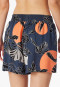 Loungehose kurz Viskose Palmenprint multicolor - Mix+Relax
