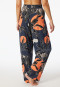 Loungehose lang Viskose Palmenprint multicolor - Mix+Relax
