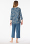 Pyjamas 3/4-long atlantic blue - Comfort Nightwear