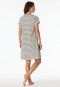 Sleepshirt kurzarm Streifen off-white - Casual Essentials