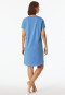 Sleep shirt short sleeve print light blue - Casual Essentials