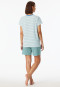 Schlafanzug kurz jade- Casual Essentials