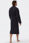 Light terry cloth bathrobe anthracite - Feather Terry