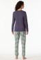 Pyjamas long striping indigo - Casual Essentials
