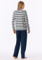 Schlafanzug lang Ringel seasalt - Casual Essentials