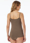Spaghettitops 2er-Pack beige/ taupe - Modal Essentials