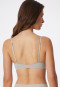 Soft-BH gepadded ohne Bügel grau-jaspe - Invisible Soft