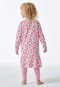 Pajamas long Organic Cotton flounce leggings hearts rosé - Girls World