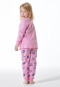 Schlafanzug lang Organic Cotton Bündchen Panda rosé - Girls World