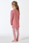 Schlafanzug lang Interlock Leggings Katze Ringel altrosa - Kids Nightwear