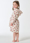 Accappatoio in velluto a stampa animale off-white - Nightwear per bambini