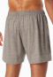 Boxershorts interlock clay gedessineerd - Fine Interlock