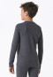 Shirt lange mouwen unisex blauw - Active