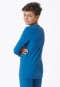 Shirt lange mouwen unisex blauw - Active