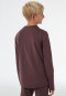 T-shirt à manches longues unisexe, chaud, chocolat - thermo
