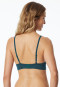 Beha kreukherstellend uitneembare pads petrol - Modern Lace