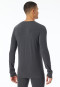 Long-sleeve mottled dark grey shirt - Casual Warming
