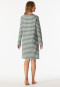 Nachthemd lange mouwen met streepjes mineraal - Casual Essentials