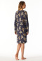 Sleep shirt long-sleeve flowers graphite - Comfort Nightwear