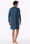 Camicia da notte a maniche lunghe blu intenso - Comfort Essentials
