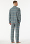Pyjama Webware Flanell mineral kariert - Selected Premium Warming