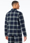 Outer shirt long-sleeve flannel checks midnight blue - Mix+Relax