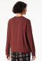 Shirt langarm burgund - Mix+Relax
