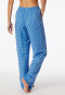 Broek lang geweven stof bloemen aquarium - Mix+ Relax