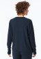Sweatshirt fine rib midnight blue - Mix+Relax