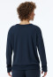 Sweatshirt Feinripp nachtblau - Mix+Relax