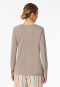 Shirt long-sleeve v-neck clay red - Mix+Relax