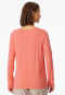 Shirt long-sleeve v-neck peach - Mix+Relax