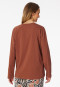 Shirt long-sleeve round neck terracotta - Mix+Relax