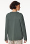 Shirt lange mouwen ronde hals donkergroen - Mix+ Relax