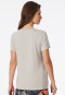 Shirt short sleeve round neck gray-jaspé-gray - Mix+Relax