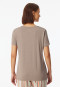 Shirt short sleeve round neck clay red - Mix+Relax