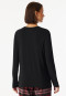 Shirt langarm rundhals schwarz - Mix+Relax