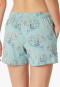 Hose kurz Palmen Inseln jade - Mix+Relax