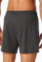 Boxershorts set van 2 jersey effen patroon papier vliegtuig bruin - Boxershorts multipacks