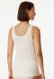 Trägertop Feinripp Nadelzug Spitze off-white - Revival Marie