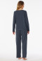 Schlafanzug lang graphit - Casual Nightwear