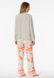 Long pyjamas flowers gray-jaspe - selected! premium