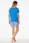 Schlafanzug Interlock kurz aquarium - Modern Nightwear